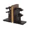 7.5" Dark Brown & Copper Mushroom Decorative Bookends, 2ct.
